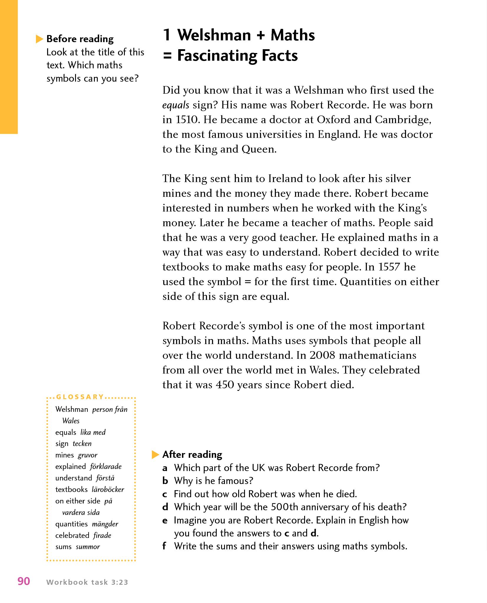 1 Welshman + Maths = Fascinating Facts - 1 Welshman + Maths = Fascinating Facts